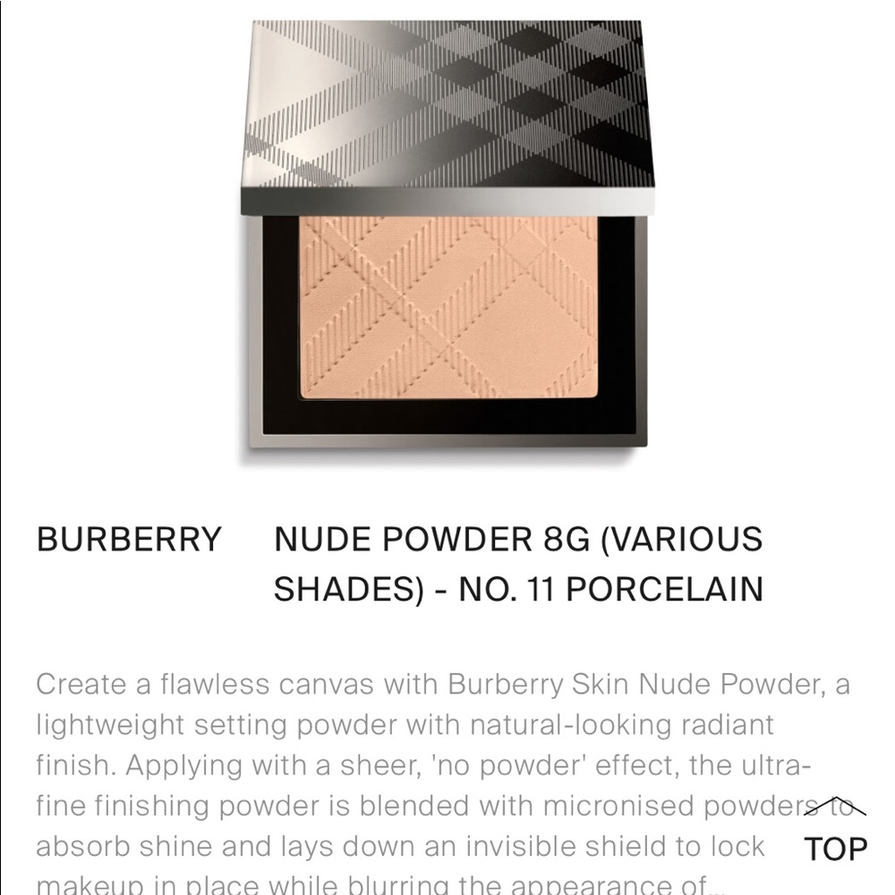 Burberry sheer luminous pressed powder